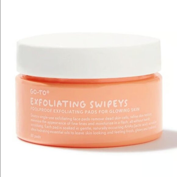 Go-To - Exfoliating Swipeys Natural Face Exfoliator | Clean, Plant-Based Wipes - Picture 2 of 4